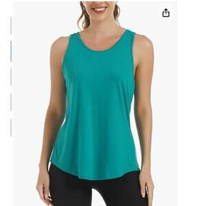 Nike dri fit green sleeveless tank top medium